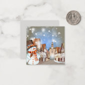 Frohe Weihnachten/glückliche Feiertage Mitteilungskarte (Vorderseite/Rückseite Beispiel)