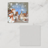 Frohe Weihnachten/glückliche Feiertage Mitteilungskarte (Vorne/Hinten)