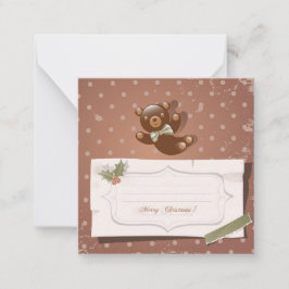 Frohe Weihnachten/glückliche Feiertage Mitteilungskarte