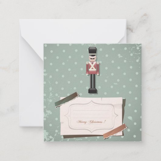 Frohe Weihnachten/glückliche Feiertage Mitteilungskarte (Vorderseite)