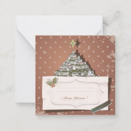 Frohe Weihnachten/glückliche Feiertage Mitteilungskarte