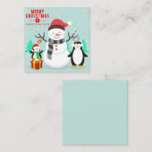 Frohe Weihnachten/glückliche Feiertage Mitteilungskarte (Vorne/Hinten)