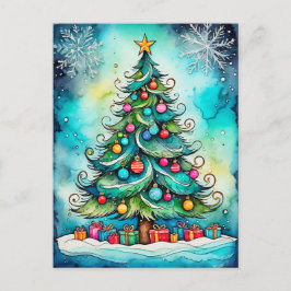 Frohe Weihnachten | Glückliche Ferien, Alle Postkarte