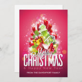 Frohe Weihnachten glückliche Neujahrsgeschenke & B (Vorne/Hinten)