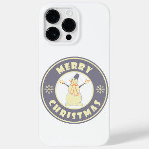 Frohe Weihnachten glückliche Snowman berühmten Kaf Case-Mate iPhone 14 Pro Max Hülle