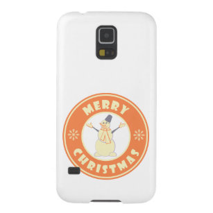 Frohe Weihnachten glückliche Snowman berühmten Kaf Galaxy S5 Cover