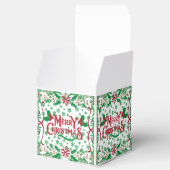 Frohe Weihnachten glückliche Tage Geschenkschachtel (Geöffnet)