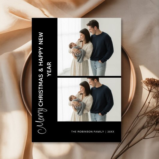 Frohe Weihnachten & Glückliche Weihnachtskarte für