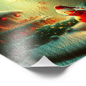 Frohe Weihnachten! Glückliches Neues Jahr! auf Led Fotodruck (Ecke)