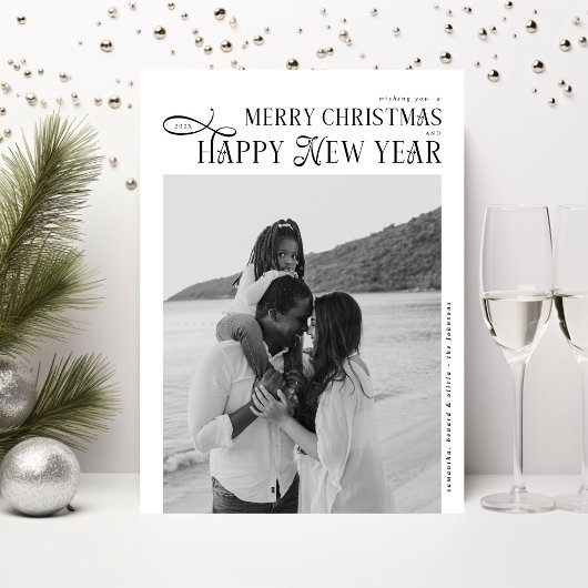 Frohe Weihnachten Glückliches neues Jahr Familie 4