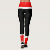 Frohe Weihnachten/glückliches neues Jahr/Goldene B Leggings (Rückseite)