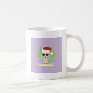 frohe weihnachten glückliches neues jahr kaffeetasse