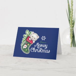 Frohe Weihnachten, glückliches Rentier Grußkarte Karte