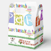 Frohe Weihnachten Glückwunsch Geburtstag Gable Gev Geschenkschachtel (Geöffnet)