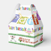 Frohe Weihnachten Glückwunsch Geburtstag Gable Gev Geschenkschachtel (Vorderseite)