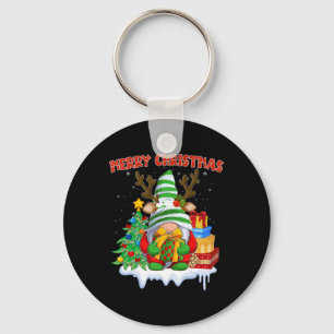 Frohe Weihnachten Gnom Familie Weihnachten Für Fra Schlüsselanhänger