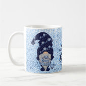 Frohe Weihnachten Gnom Kaffeetasse (Links)