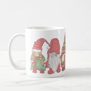 Frohe Weihnachten Gnome als Weihnachtsgeschenk für Kaffeetasse