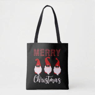 Frohe Weihnachten Gnome Funny Christmas Tasche