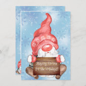 Frohe Weihnachten Gnome für die Weihnachtsfeiertag (Vorne/Hinten)