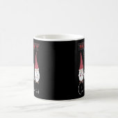 Frohe Weihnachten - Gnomes Coffee Lover Red Karier Kaffeetasse (Mittel)