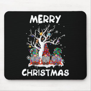 Frohe Weihnachten Gnomes Fun Xmas Familie Männer F Mousepad