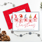 Frohe Weihnachten Gnomes Rotes Geschäft