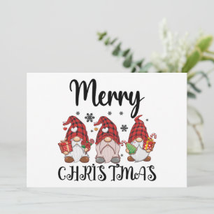 Frohe Weihnachten Gnomies Weihnachts-Gnome Einladung