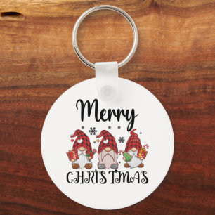 Frohe Weihnachten Gnomies Weihnachts Gnome  Schlüsselanhänger