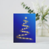 Frohe Weihnachten (Gold) (Stehend Vorderseite)