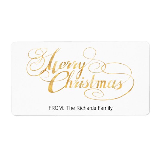 Frohe Weihnachten (GOLD) (Vorne)