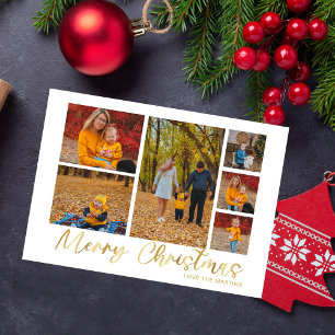 Frohe Weihnachten Gold 6 Foto