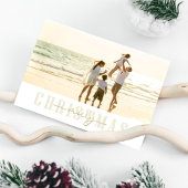 Frohe Weihnachten Gold Elegante Kalligraphie 2 Fot