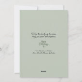 Frohe Weihnachten Gold Herz Tree Ornament (Rückseite)