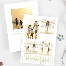 Frohe Weihnachten Gold Kalligrafie Elegant 5 Foto