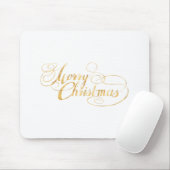 Frohe Weihnachten (GOLD) Mousepad (Mit Mouse)