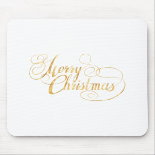 Frohe Weihnachten (GOLD) Mousepad