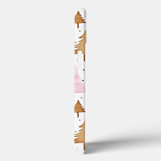Frohe Weihnachten Gold Pink Tree Case-Mate iPhone Hülle (Rückseite / Rechts)