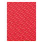 Frohe Weihnachten (GOLD) Tischdecke (Vorderseite)