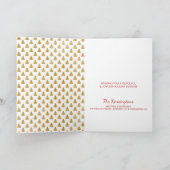 Frohe Weihnachten Gold Tree Foil Brush Holiday Fot (Innenseite)