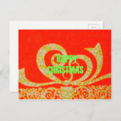 Frohe Weihnachten Golden Red Snowflex.jpg (Vorne/Hinten)