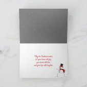 Frohe Weihnachten Golden Retriever (Innenseite)