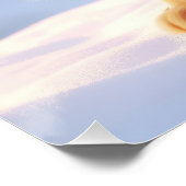 Frohe Weihnachten, Golden Retriever Dog 01 - Happy Poster (Ecke)