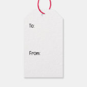 Frohe Weihnachten Golden Retriever Hunde Backen Geschenkanhänger (Rückseite)