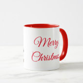 Frohe Weihnachten Golden Retriever Tasse (VorderseiteRechts)