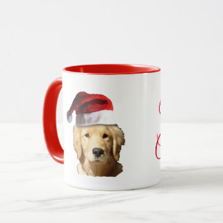 Frohe Weihnachten Golden Retriever Tasse
