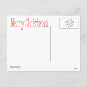 Frohe Weihnachten Golden Retriever Welpe (Rückseite)