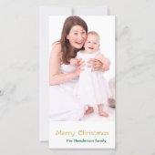 Frohe Weihnachten Golden Sparkle (Vorderseite)