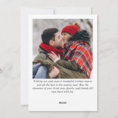 Frohe Weihnachten Golden Sparkle 2 FOTO Gruß (Rückseite)