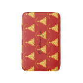 Frohe Weihnachten Golden Tree Thunder_Cove Badematte (Vorderseite Vertikal)